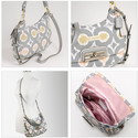NEW!! COACH KRISTIN OP ART IKAT PRINT HIPPIE 17083