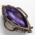NEW!! CCOACH MADISON OP ART METALLIC OUTLINE SOPHI