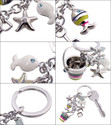 COACH OCEAN CHARMS KEY FOB 92097