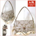 SALES! COACH Poppy Signature Lurex Layla 18136 Lig