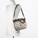 NEW!! CCOACH MADISON OP ART METALLIC OUTLINE SOPHI