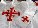 ►►Jerusalem Cross Vestments chasuble With a Un