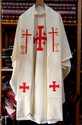 ►►Jerusalem Cross Vestments chasuble With a Un