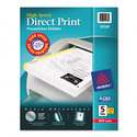 Direct Print Punched Presentation Dividers, 5-Tab,