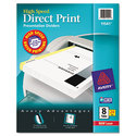 Direct Print Unpunched Presentation Dividers, 8-Ta