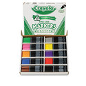 Washable Classpack Markers, Fine Point, Ten Assort