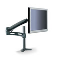 Desk-Mount Arm for Monitor, 10-1/2 x 18 x 6, Black