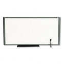 Workstation Total Dry Erase Board, 36 x 18, White,