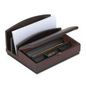 Desk Organizer, Three Sections, Wood, 10w x 5 7/8d