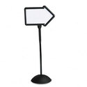 Double-Sided Arrow Sign, Dry Erase Magnetic Steel,