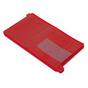 End Tab Out Guides with Pockets, Poly, Legal, Red,