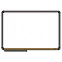 Dry Erase Board, Cork Inset Frame, 48 x 36, Black