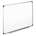 Dry Erase Board, Melamine, 48 x 36, White, Black/G