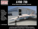 AVRO 730 BRITISH SUPERSONIC BOMBER CONCEPT 1:144 S