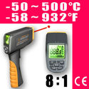 Infrared Thermometer Laser w/ TAMB -50~500°C(-58-