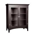 Classique Espresso Double-door Floor Cabinet