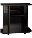 NEW Tiffany Deluxe Black Finish TV Stand