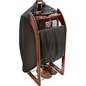 NEW Mahogany Clothes Valet Stand