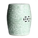 NEW Celadon Green Porcelain Stool (China)