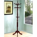 Coaster Traditional Coat Rack with Spinning Top in