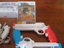 Wii- Used Wii Console + Shooty Games - Be A Hero..