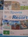 Wii Console, Sports Resort Pack, Blk, Used, Simple
