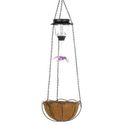 Solar H-Bird Hanging Basket   