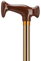 Unisex "J" Handle Bronze Cane
