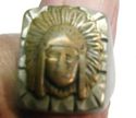 Vintage Mens Copper head ring.