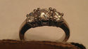 1CTW Three Stone Diamond Ring In 14K WG