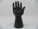 EBONY GLASS HAND SHAPED RING HOLDER