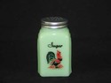 JADEITE ROOSTER ARCH "SUGAR" SHAKERS JADITE  