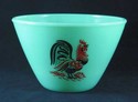 JADEITE ROOSTER MIXING BOWL  JADITE  