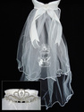 Veils for Communion Tiara Cross Chalice Cup