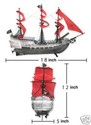 Radio control 17" R/C Pirate Ship-Firing Cannon, s