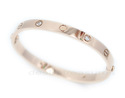 57mm Europe Style Titanium 18K Rose Gold Plated 4 