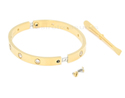 62mm Designer Inspired Titanium 18K Yellow Gold Pl