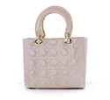 Luxury Genuine Italian Varnish Calf Leather Bag Be