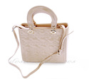 Luxury Genuine Italian Varnish Calf Leather Bag Be