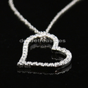 Solid Sterling Silver CZ Diamonds Celebrity Design