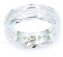 Hawaii Hand Carved Hand Made Solid Sterling Silver