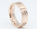 Love Ring Love Ring 18K Gold Electroplated Titaniu