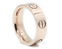 Love Ring Love Ring 18K Gold Electroplated Titaniu