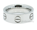Love Ring Love Ring 18K Gold Electroplated Titaniu