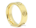 Love Ring Love Ring 18K Gold Electroplated Titaniu