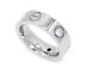 Screw Love Ring Designer Style Titanium 18K Real G