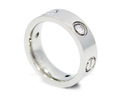 Screw Love Ring Designer Style Titanium 18K Real G