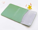 100% Genuine Cow Leather Ipad 2 Sleeve Case green 