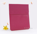 100% Genuine Cow Leather Ipad2 Sleeve Case fuchsia