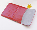 100% Genuine Cow Leather Ipad 2 Sleeve Case RED SA